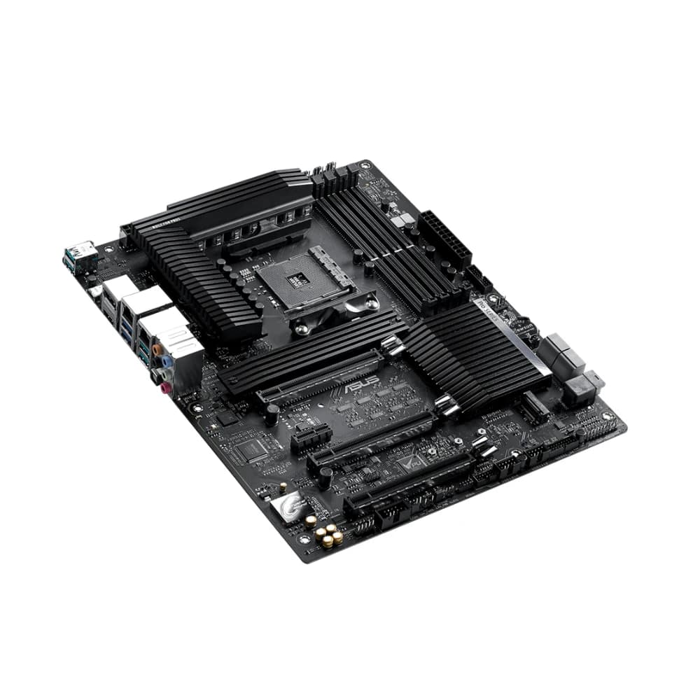 لوحة أم ASUS Pro WS X570-ACE بمعالج AMD X570 تدعم 5600G 5700X 5700X3D 5800x3D CPU و4xDDR4 و128 جيجابايت M.2 وHDMI وPCIe 4.0 ATX AM4 - 4