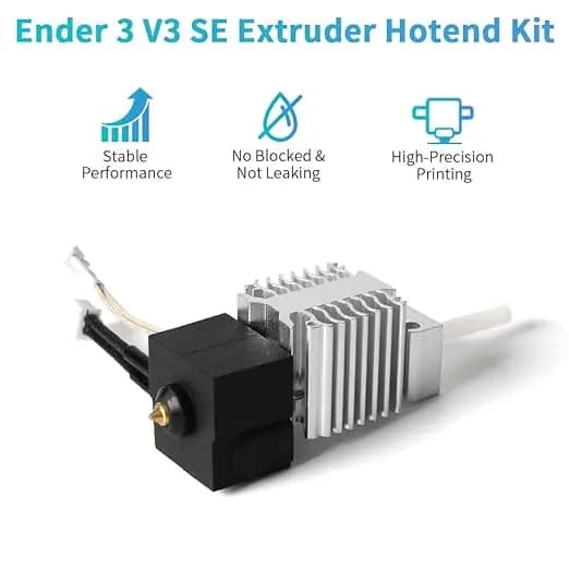 Creality Official Ender 3 V3 SE Hotend Upgrade Hotend Kit High Temperature 300℃ Titanium Heatbreak Plated - 5