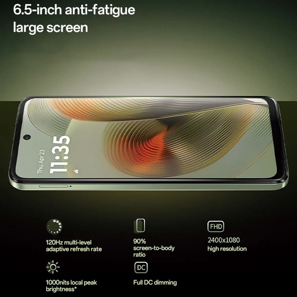 Motorola Moto G55 5G Smartphone 6.5'' 120Hz FHD+ Screen 50MP Dual OIS Camera Dimensity 7025 Octa Core 5000mAh Battery - 6