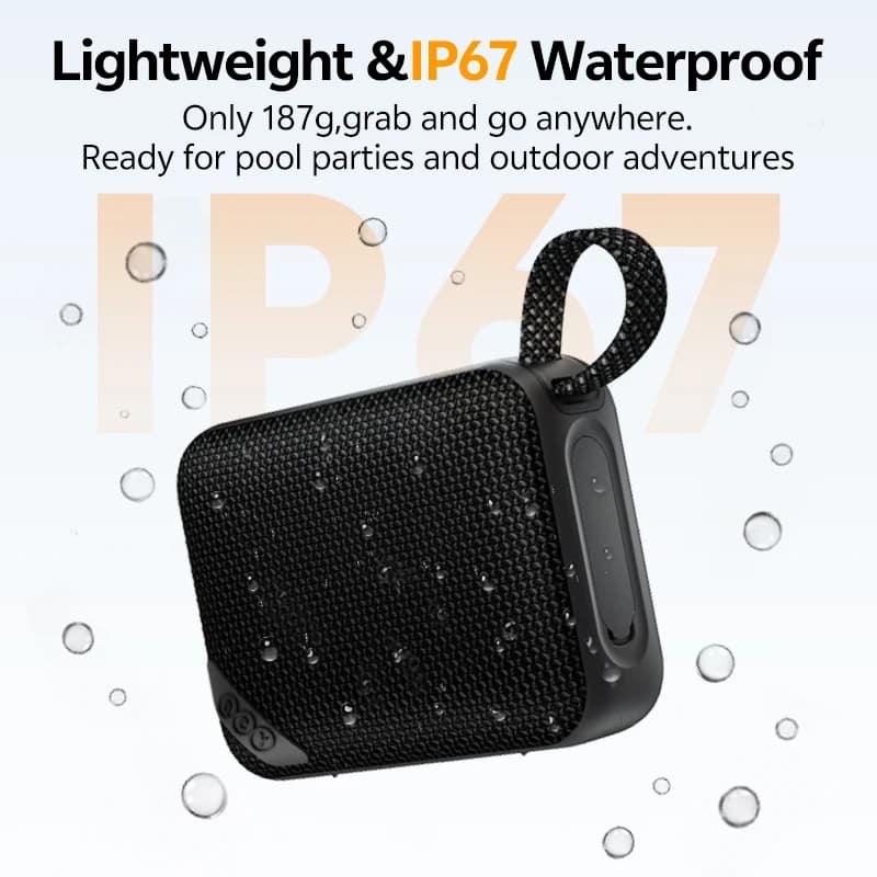 QCY SP2 Wireless Speaker Bluetooth 5.3 Deep Punch Bass IP67 Water Dust Proof TWS Stereo Subwoofer RGB Ambient Light Sound Box - 5