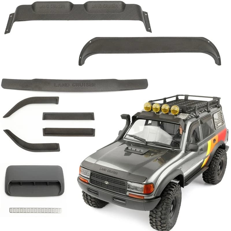 Simulated Hood Decoration for 1/10 FMS FCX10 LC80 Accessories