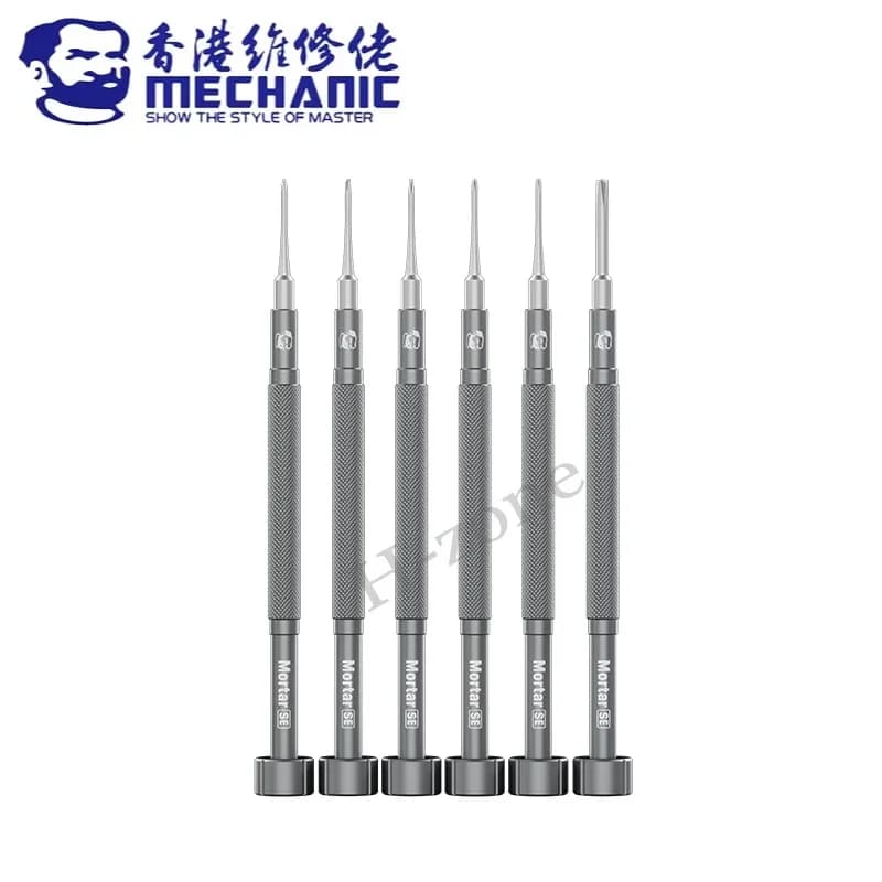 Mechanic MORTAR SE Magnetic Screwdriver Set Y 0.6,Pentalobe 0.8,Phillips 1.2 /1.5 ,Inner Hex 2.5 , Screwdriver Repair Tool Kit
