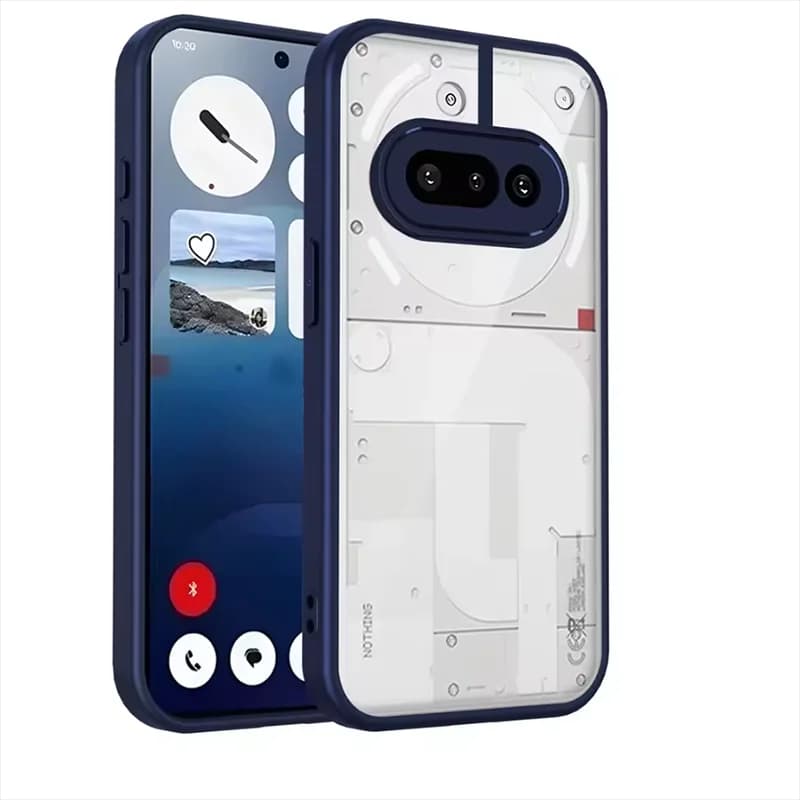 غطاء هاتف Nothing Phone 3A A059، وسادة هوائية، مقاوم للصدمات، إطار سيليكون، غطاء خلفي شفاف غير لامع، غطاء صلب لهاتف Nothing Phone 3A 5G - 5