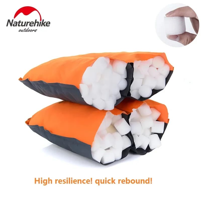 NatureHike-Automatic Inflatable Pillow for Hiking, Backpacking, Travel Camping Nap, Portable Air Pillows with Foam, Store - 5