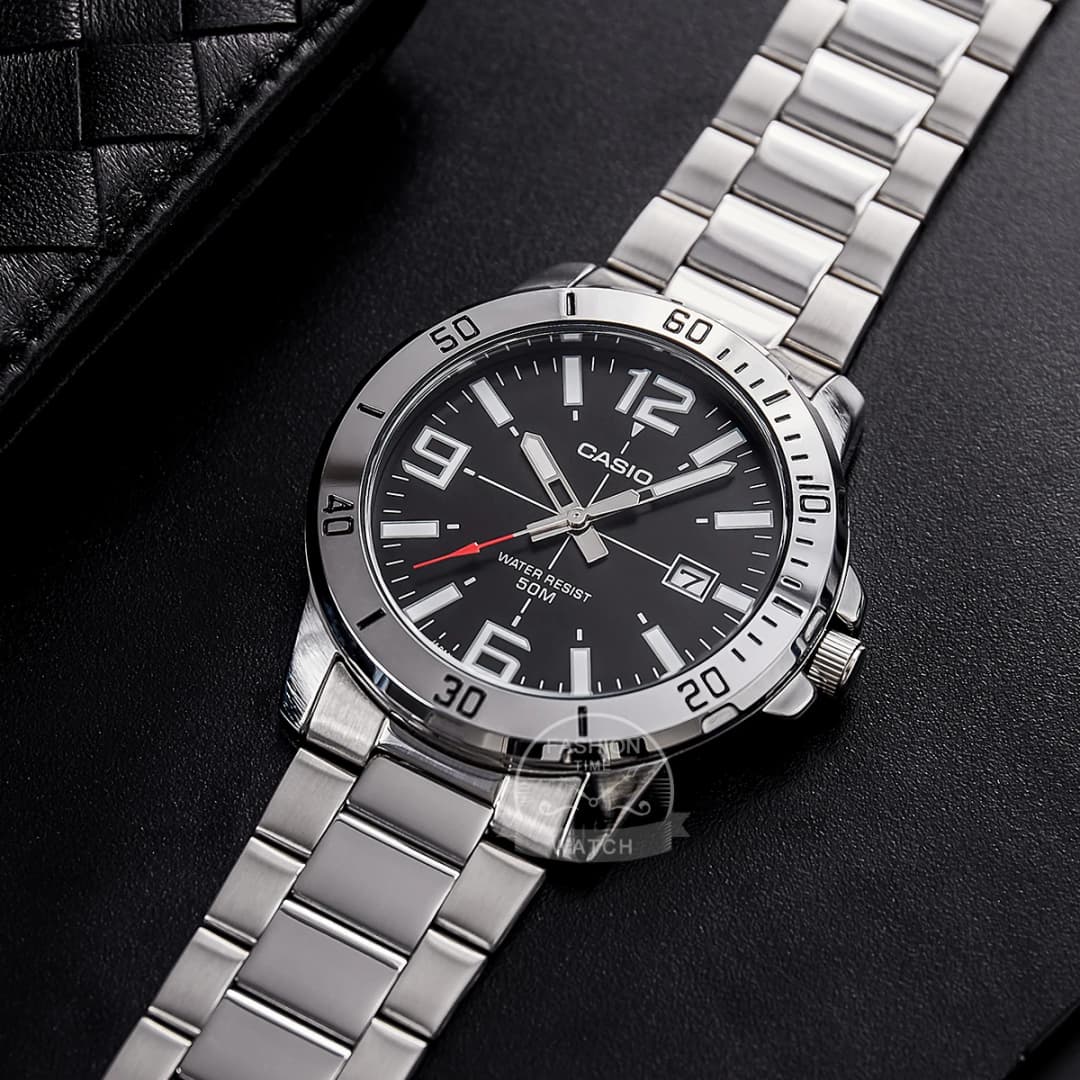 Casio Watch For Men Stainless Steel Bracelet Business styles  relogio masculino MTP-VD01D - 3