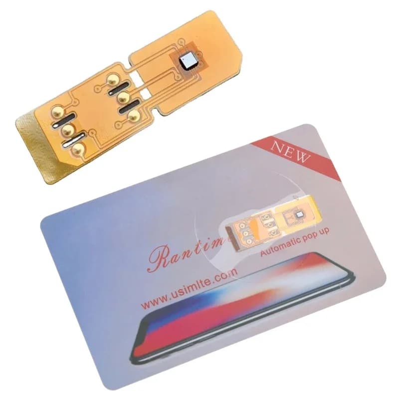 محول بطاقة USIM لفتح الهاتف المحمول لـ iPhone 13/12/11/Pro Max/XR Pro، قارئ بطاقات SIM مزدوج - 2