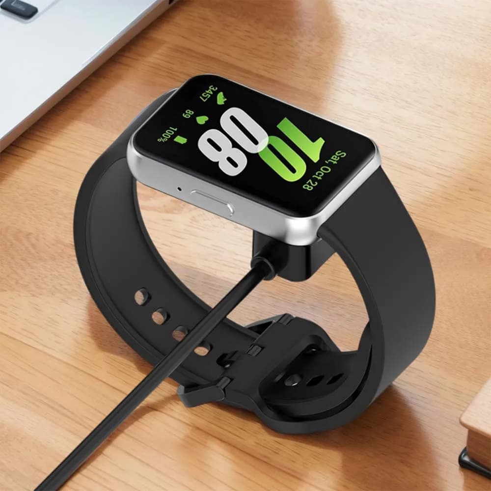 كابل شحن مغناطيسي بطول 50 سم لساعة سامسونج جالاكسي فيت 3، متوافق مع USB وUSB-C - 3