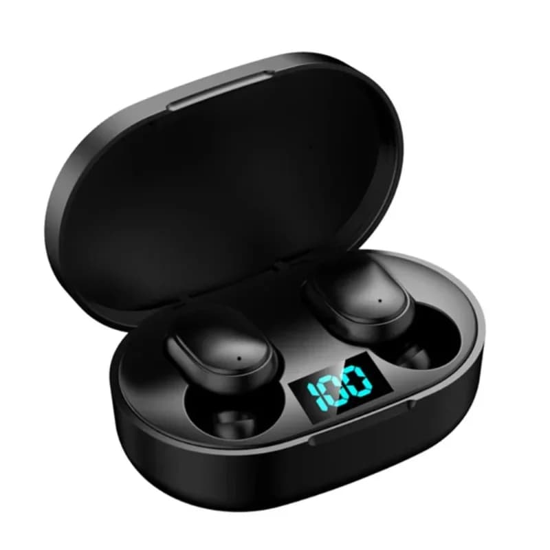 E6S Wireless Earbuds Noise Canceling Waterproof Ear Buds in-Ear Stereo Headphones with LED Display Charging Case - 2