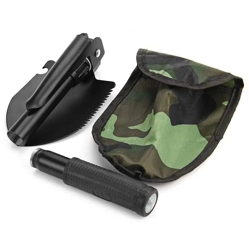 Engineer Shovel Military Shovel Outdoor Multifu Outdoor Camping Shovel Outdoor Equipment Survival Engineer Shovel With Compass - 3