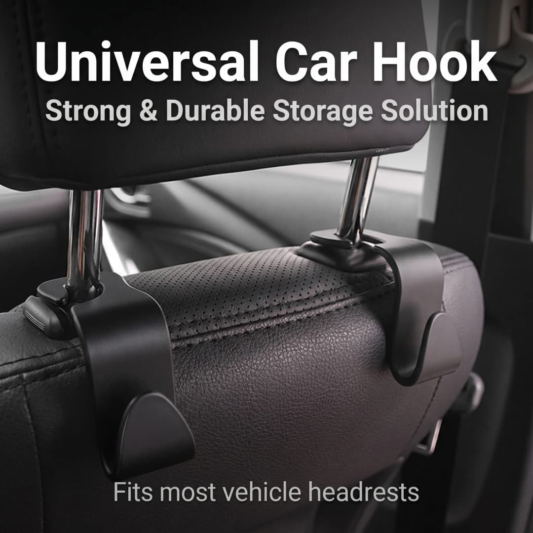 Universal Car Headrest Hook Multifunctional Auto Seat Back ABS Storage Holder Car Interior Accessories