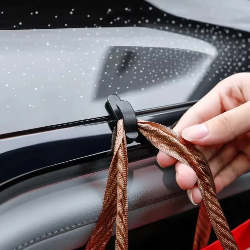 Car Hooks Organizer Self Adhesive Hook Hanger for USB Cable Headphone Key Bag Kitchen Bathroom Mini Hooks Storage Organizer - 4