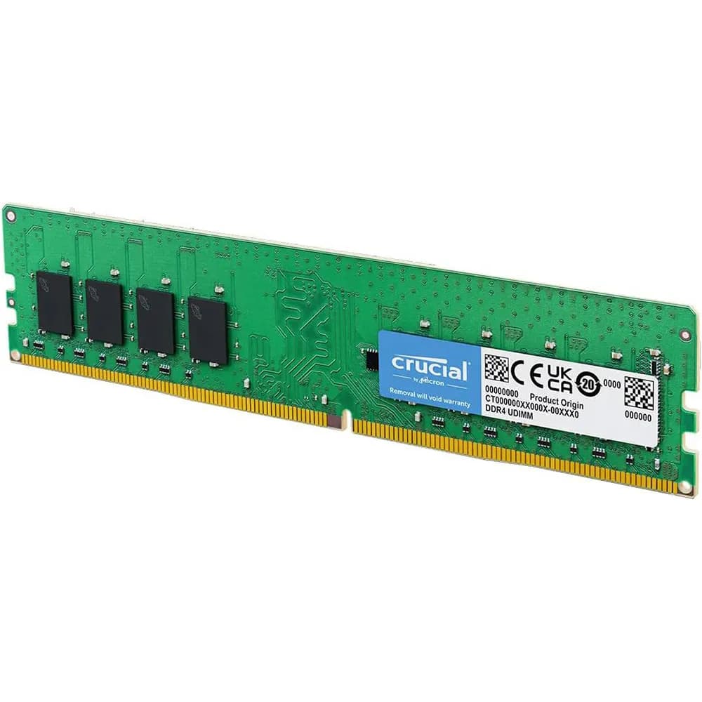 ذاكرة رام للكمبيوتر المكتبي من كروشيال، DDR4 و DDR3 و DDR2، بسعات 2 جيجابايت و 4 جيجابايت و 8 جيجابايت و 16 جيجابايت و 32 جيجابايت، بترددات 3200 ميجاهرتز و 2666 و 2133 و 2400 و 1866 و 1600 و 1333 و 667 و 800 ميجاهرتز، نوع DIMM - 5