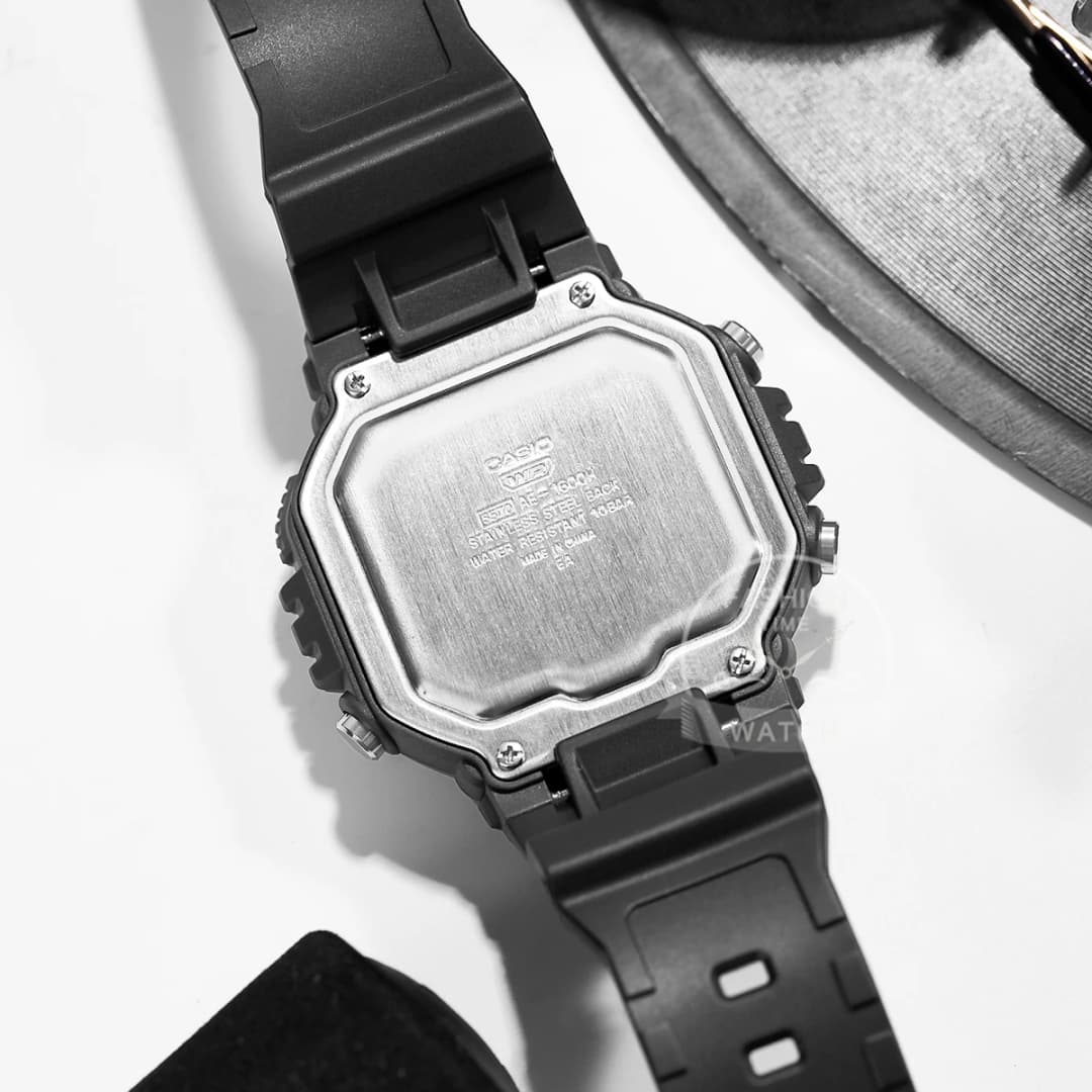 Casio Men's Sport Watch Versatile Fashion Digital Display Water Resistant Strap Timepiece AE-1600H- - 5