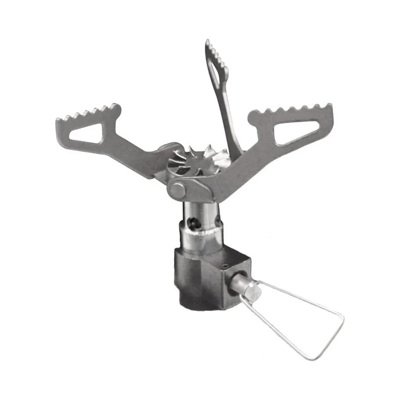 BRS-3000T شعلات غاز تخييم صغيرة من التيتانيوم 25 جرام موقد جيب قطعة واحدة موقد طهي قابل للطي محمول للمشي لمسافات طويلة - 3