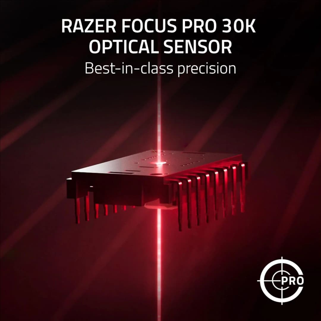 ماوس ألعاب Razer Viper V3 HyperSpeed لاسلكي خفيف الوزن مستشعر بصري حتى 30K DPI مفاتيح ميكانيكية 8 أزرار تحكم قابلة للبرمجة - 3