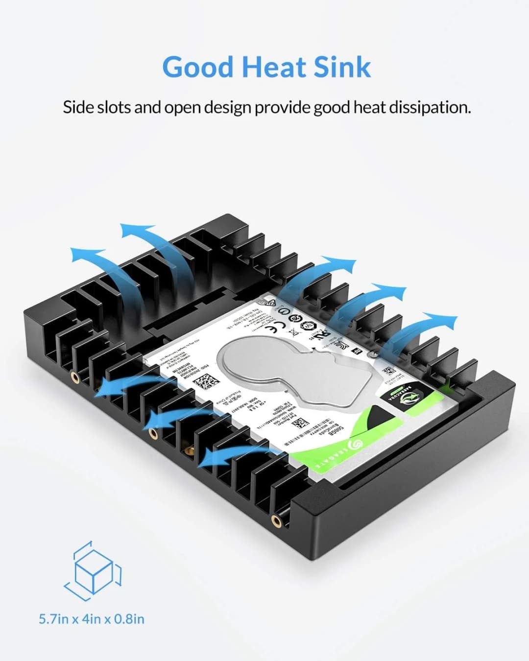 ORICO Hard Drive Caddy Support SATA 3.0 Support HDD and SSD 2.5 In 7mm 9.5mm 12.5mm Computer Accessories - 3