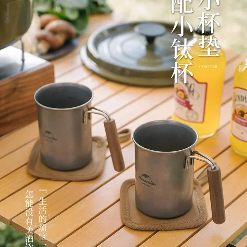 وسادة عزل حراري من Naturehike-Canvas، مقاومة للماء والزيت، خفيفة، وسادة أدوات مائدة فاخرة، معدات تخييم محمولة، وسادة طاولة - 5