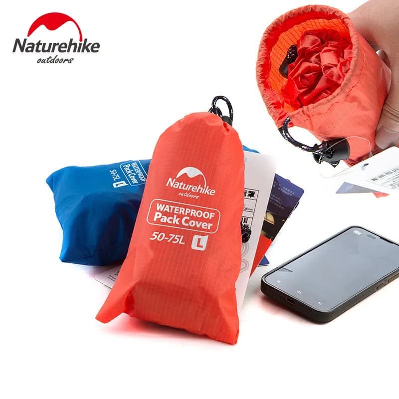 غطاء مطر لحقيبة الظهر Naturehike-Outdoor، حقيبة كتب كتف، غطاء حقيبة مقاوم للماء والغبار، NH15Y001-Z - 4