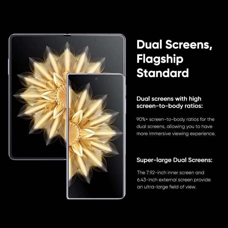 Global Version Honor Magic V2 5G Foldable LTPO OLED 120Hz Display 7.92" 50MP Rear Cameras Snapdragon 8 Gen 2 5000mAh 66W NFC - 4
