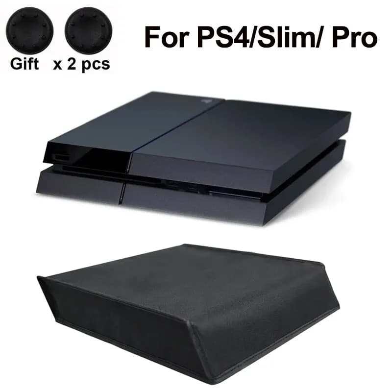 غطاء واقي من الغبار ناعم لجهاز PS4 Slim/Pro لجهاز Sony Playstation 4 غطاء قماشي واقي من الغبار لوحدة تحكم PS4 Pro