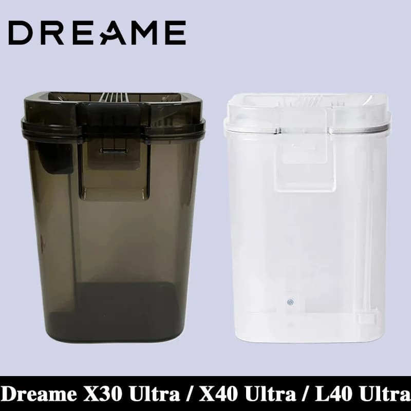 قطع غيار أصلية لمكنسة Dreame X40 Ultra / X40 Pro / L40 ultra / X30 ultra تشمل خزان مياه نظيفة وخزان صرف صحي