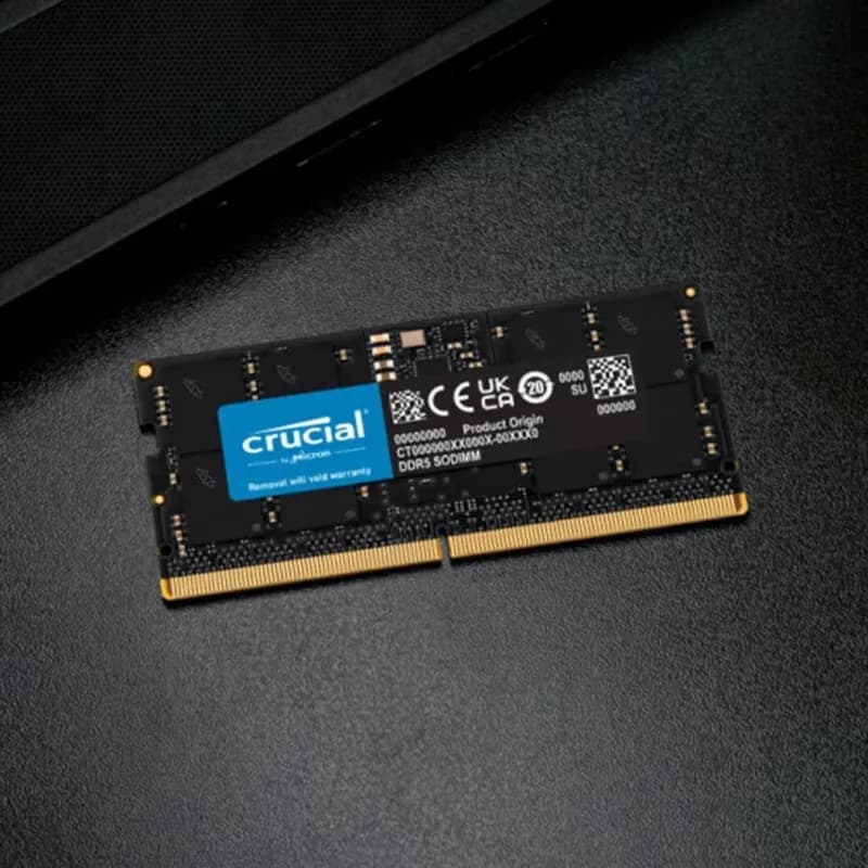 Crucial DDR5 SODIMM RAM 8GB 16GB 32GB 4800Mhz 5200Mhz 5600Mhz  Notebook  1.1V for Laptop Memory - 5