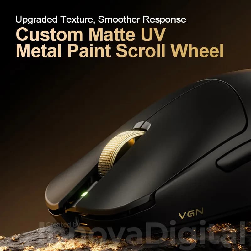ماوس ألعاب لاسلكي VGN Dragonfly F2 Pro Max Ultra F2 Master PAW3395 PAW3950 8K خفيف للغاية ثلاثي الوضع بلوتوث - 2