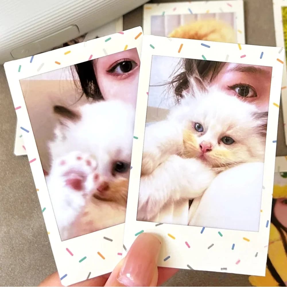 10-50 Sheets Fujifilm Instax Mini Film SPRINKLES Exposures Papers Color Design for Fuji  mini 12 Film Camera 11/40/9/8/7/70/90 - 3