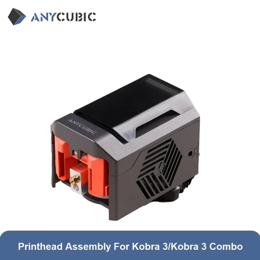 مجموعة رأس طباعة أصلية ANYCUBIC FDM 3D إكسسوار للطابعة ANYCUBIC Kobra 3 /Kobra 3 Combo FDM ثلاثية الأبعاد