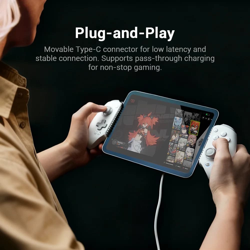 GameSir G8+ MFi Wired Mobile Gaming Controller for  iPhone, iPad, and Android  Hall Effect Joystick Trigger, 1000Hz Polling Rate - 3