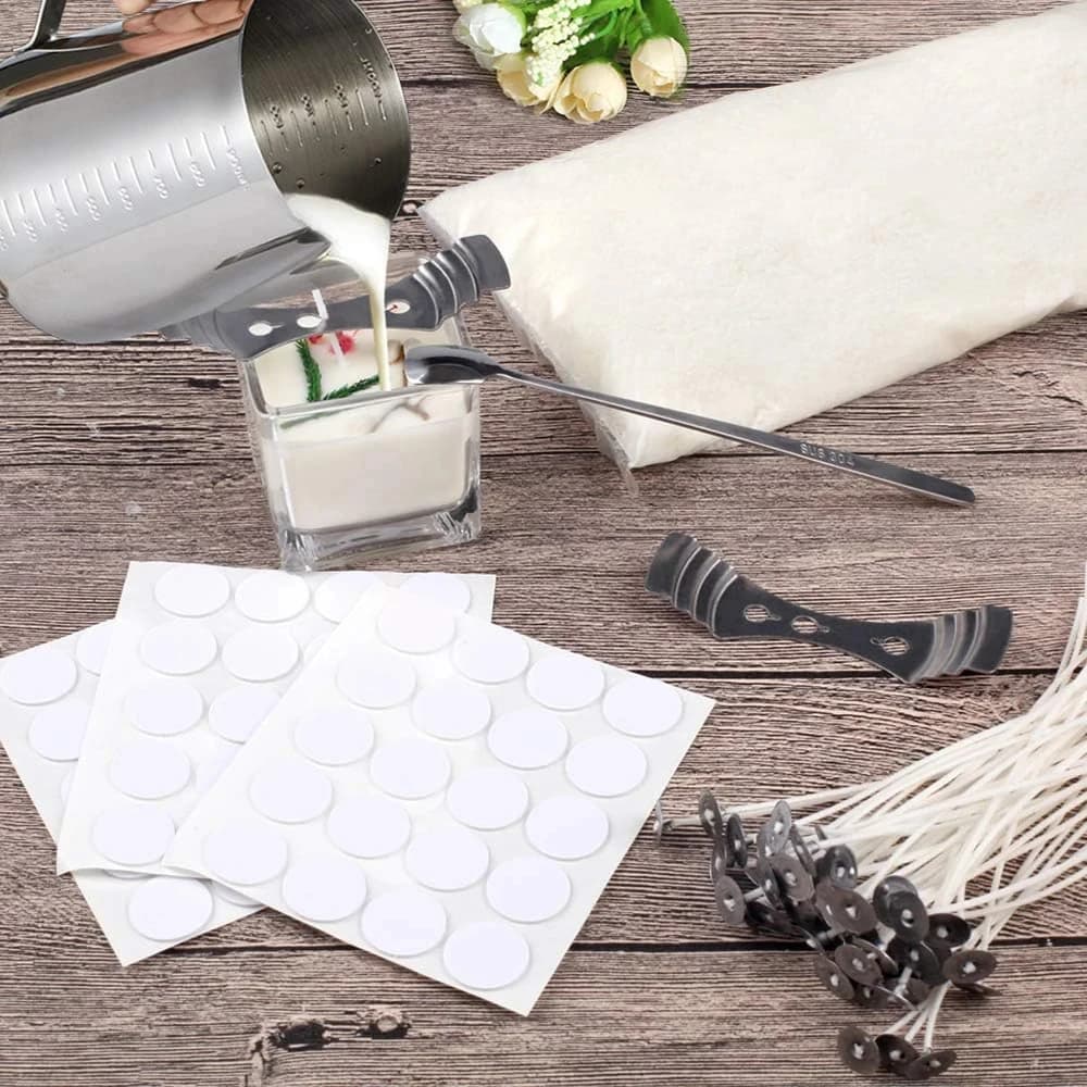 Candle Making Pouring Pot High Quality Stainless Steel Double Boiler Wax Melting Pot DIY Candle Making Starter Kit For Beginer - 6