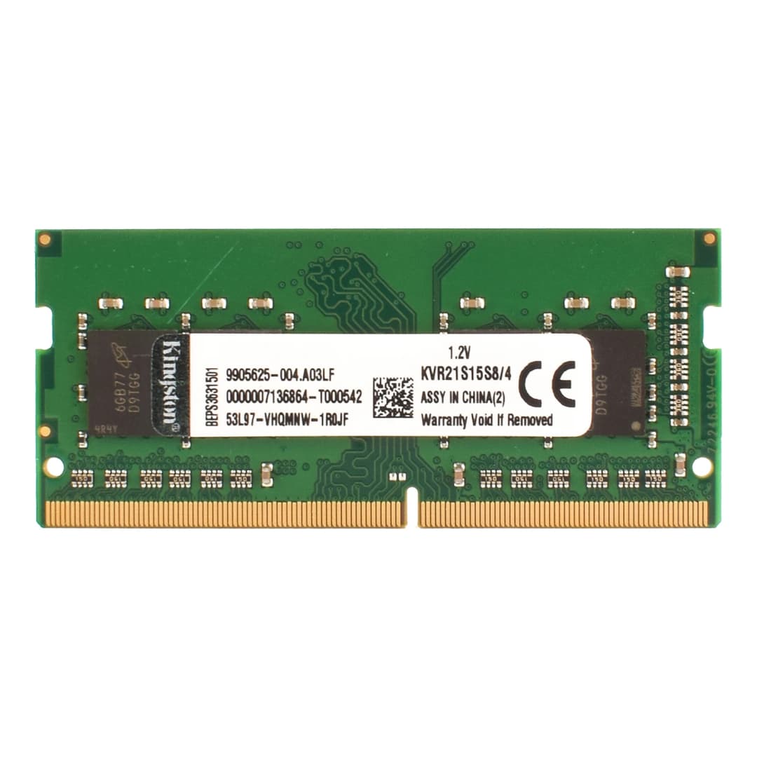 ذاكرة كمبيوتر محمول Kingston DDR4 SODIMM RAM بسعات 4GB و8GB و16GB، ترددات 2133MHz و2400MHz و2666MHz و3200MHz، ذاكرة PC4 RAM بـ 260 دبوس - 4