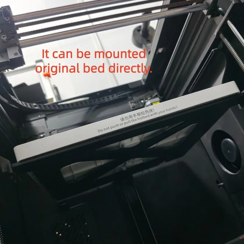 عربة سرير من سبائك الألمنيوم 7075، Funssor Anycubic Kobra S1/S1C، مجموعة ترقية لحامل السرير - 6