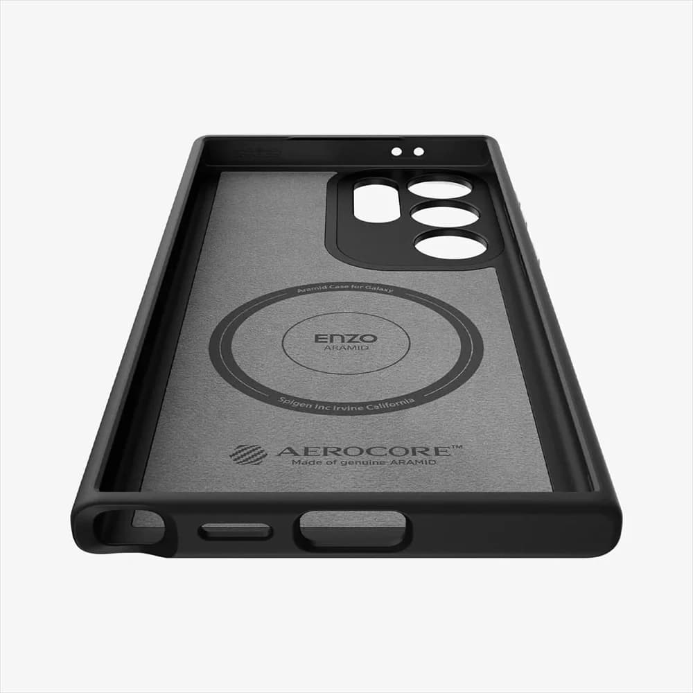 Spigen Carbon Fiber Magnetic Case For Samsung Galaxy S25 Ultra S24 S23 Ultra For Magsafe Wireless Charge Shockproof Matte Cover - 2