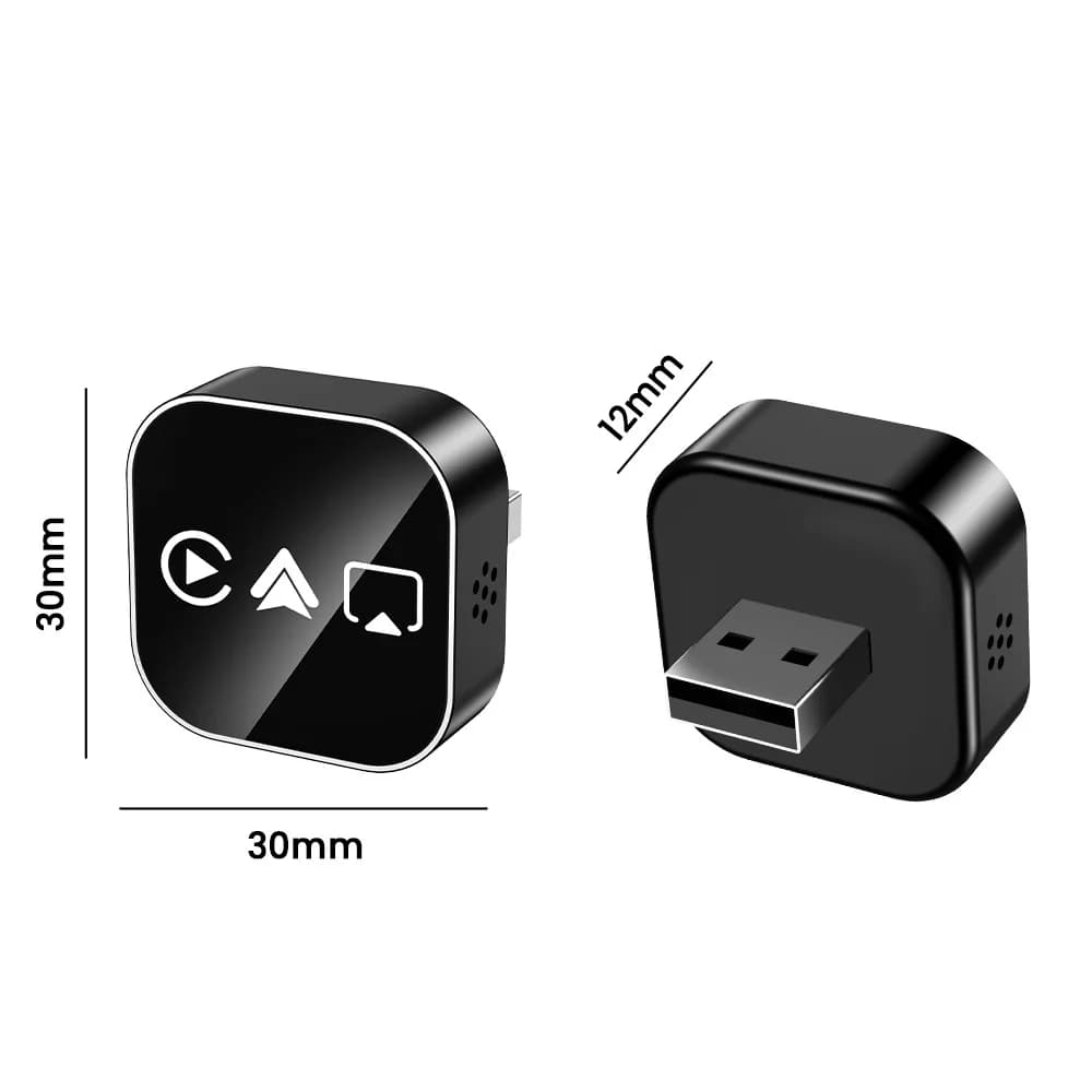 2026 Upgrade 4 In1 Wired to Wireless CarPlay Android Auto AirPlay Mirror Link Stable Bluetooth Adapter For Audi Benz Toyota VW - 6