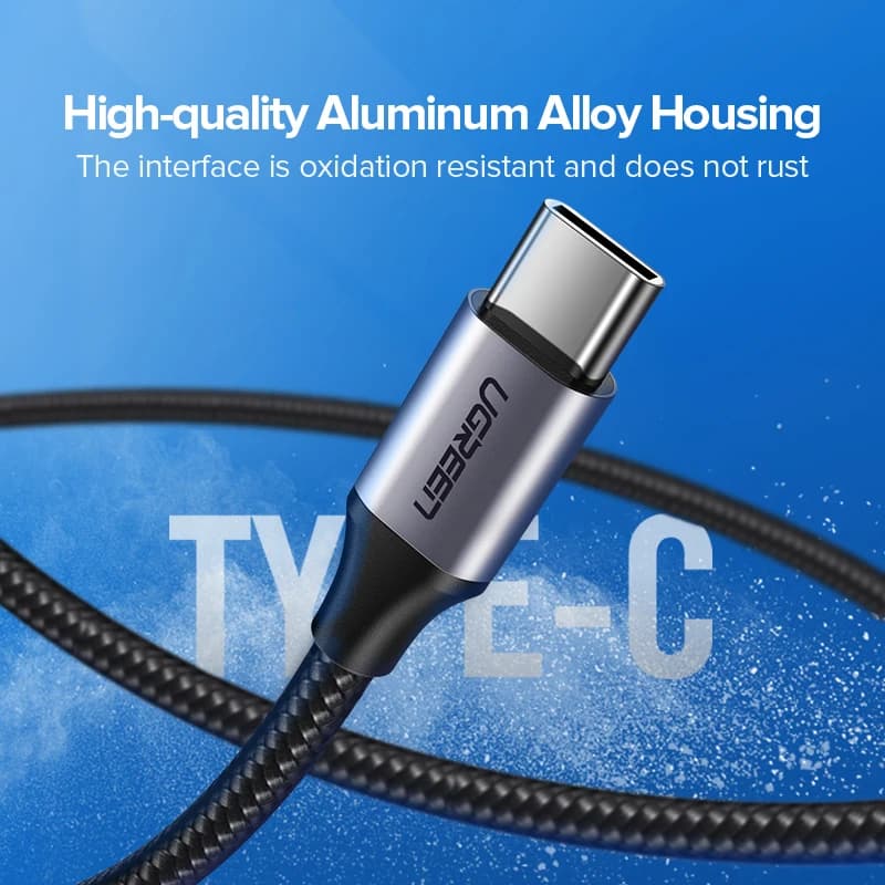 UGREEN USB Type C Cable 3A Fast Charging for Samsung S20 S21 Xiaomi POCO USB C Wire Cord USB C Charger Phone Charging Cable Cord - 4