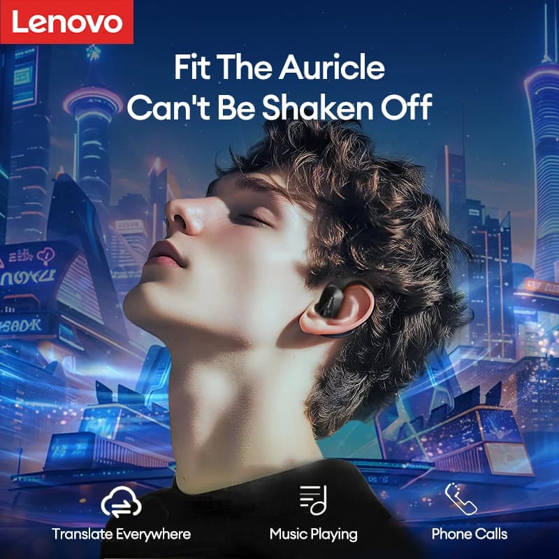 Lenovo LP75 Language Translation Earphones HD Call Noise Cancelling Headphones for Learning Travel Real Time Translator Earbuds - 5