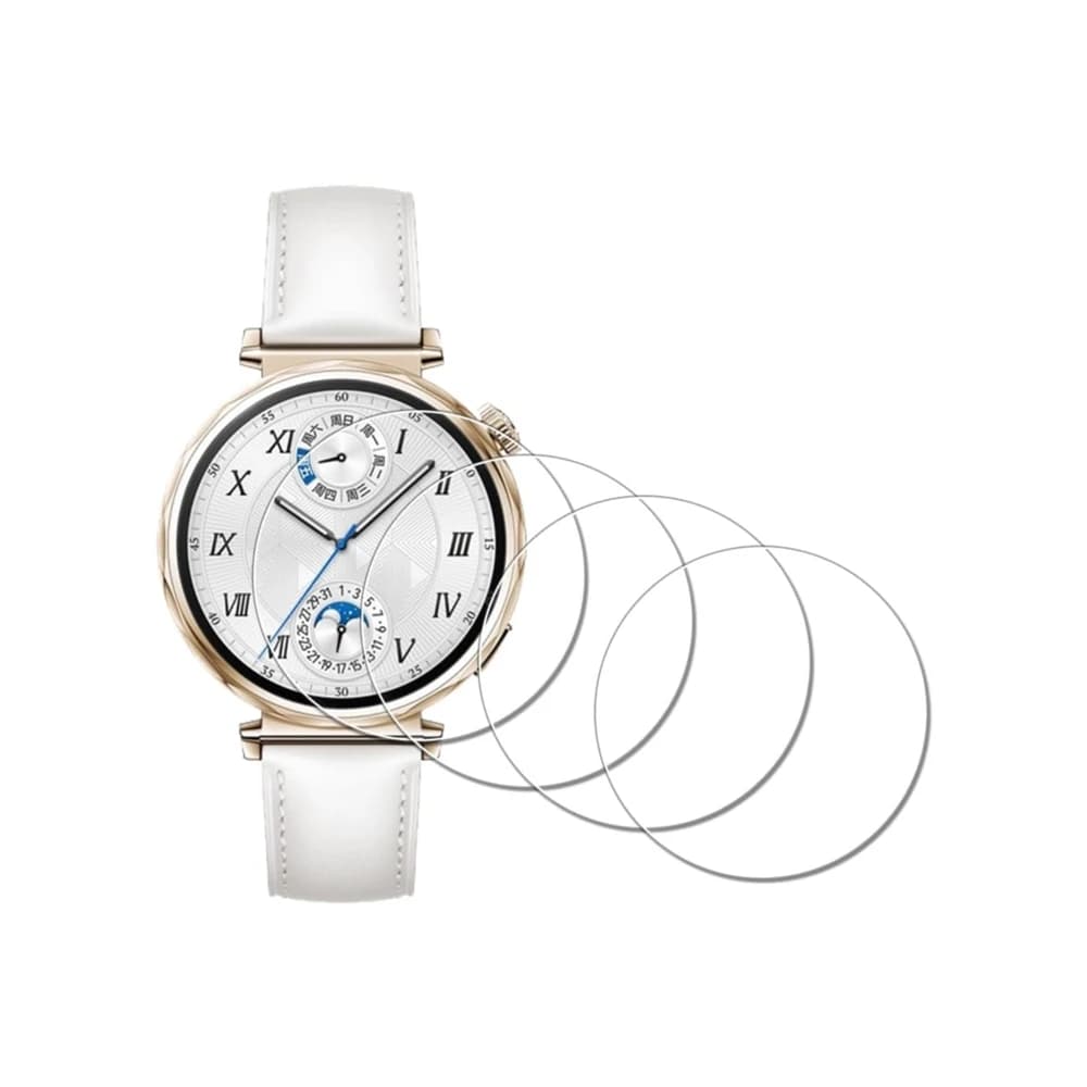 5 قطع واقي شاشة هيدروجيل بأحجام مختلفة 22-32 مم لساعات Samsung Fossil الدائرية - 6