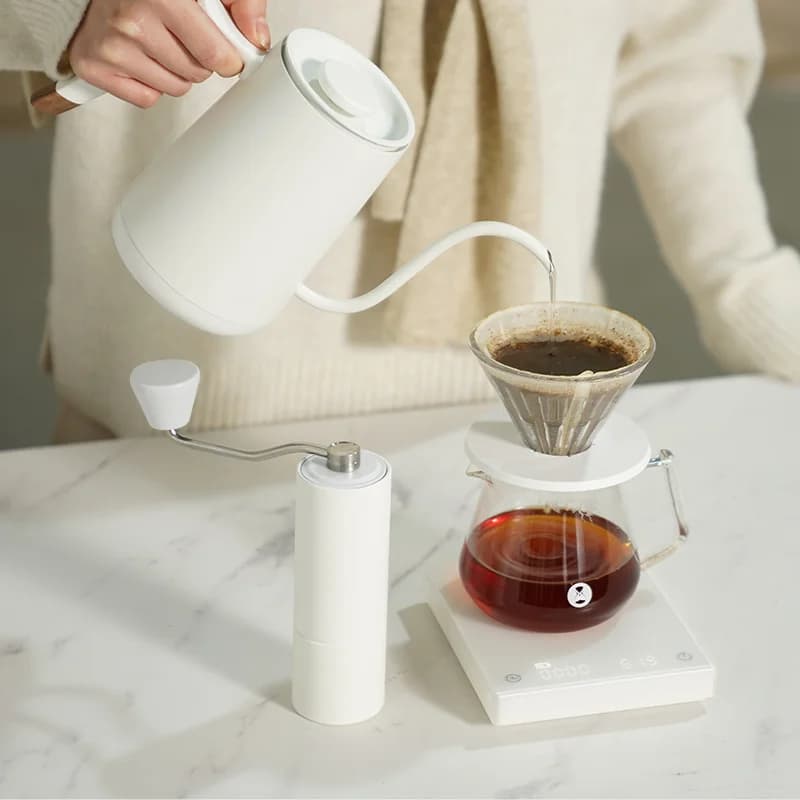 مطحنة قهوة يدوية TIMEMORE Chestnut C3، محمولة، مطحنة إسبريسو يدوية، شفرة S2C داخلية مع محمل مزدوج - 6