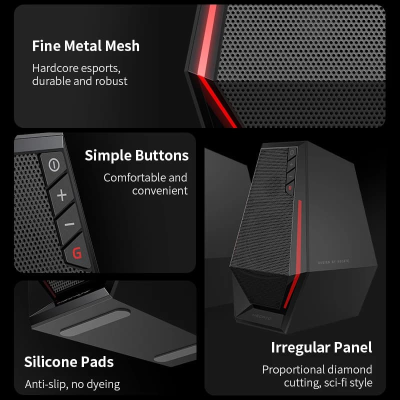 سماعات إديفاير G1500 SE للكمبيوتر 2.0، مكتبية، مدخل USB و3.5mm AUX، سلكية، متوافقة مع الكمبيوتر الشخصي واللاب توب وماك بوك وهواوي وشاومي - 6