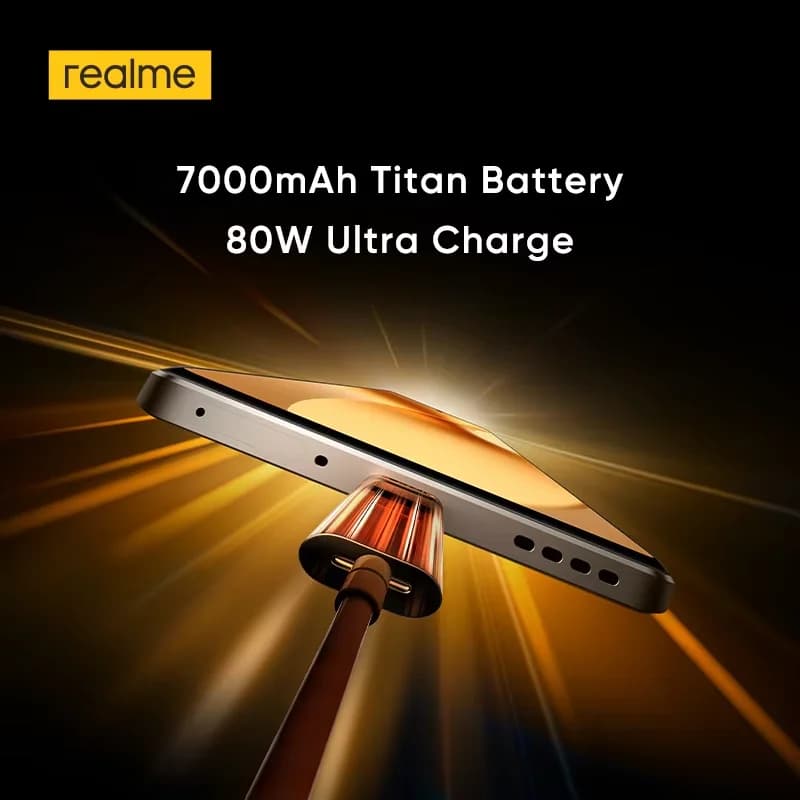 هاتف realme 15 Pro 5G شريحة Snapdragon 7 Gen 4 بطارية 7000mAh شحن 80W شاشة 6.8" 144Hz 4D Curve+ كاميرا ثلاثية 50MP - 3