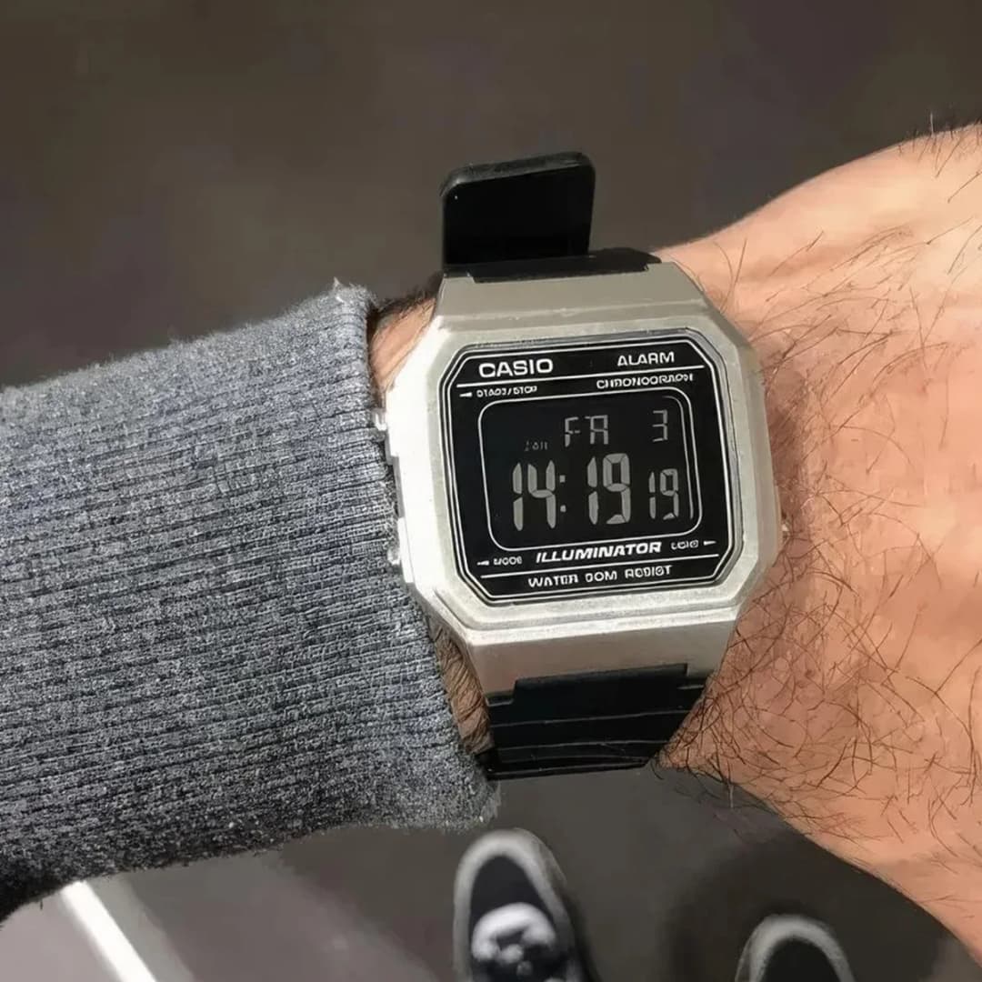 Casio watch for men sports top luxury set square Relogio Masculino часы мужские  W-217H series - 4