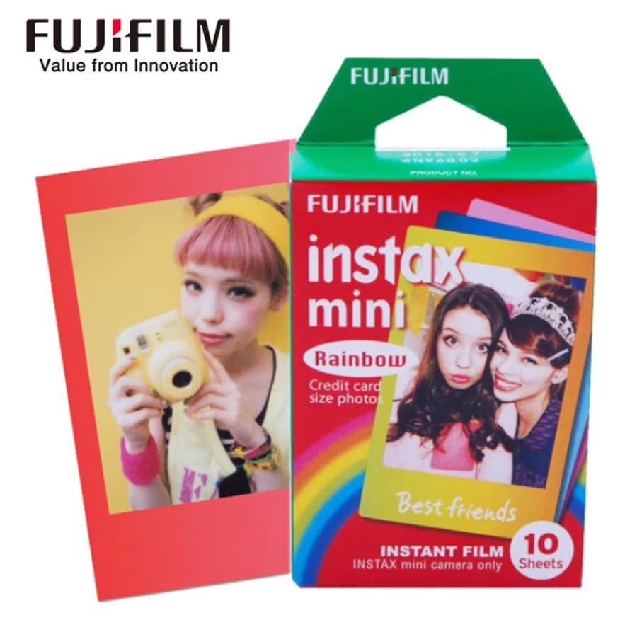 10 Sheets Fujifilm Instax Mini 13 41 Films White Edge 3 Inch Color Film for Instant Camera Mini 12 8 40 SE 25 99 Evo Photo Paper - 3