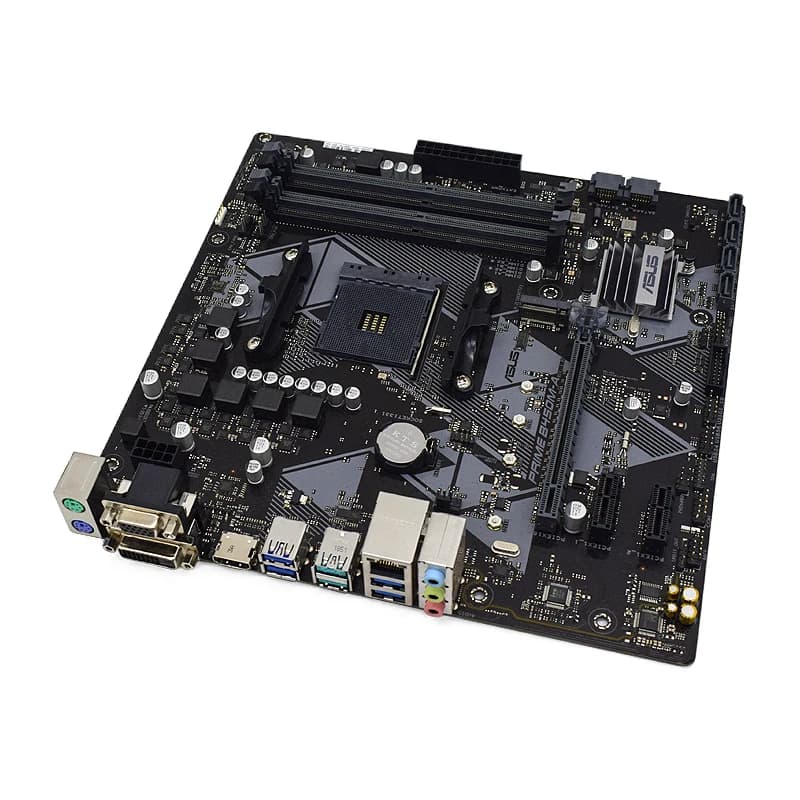 لوحة أم B450 B450M Asus PRIME B450M-A AM4 لمعالجات Ryzen 5 5600G و3400G و1700 و5700 ذاكرة DDR4 128GB USB3.1M.2 Micro ATX - 3