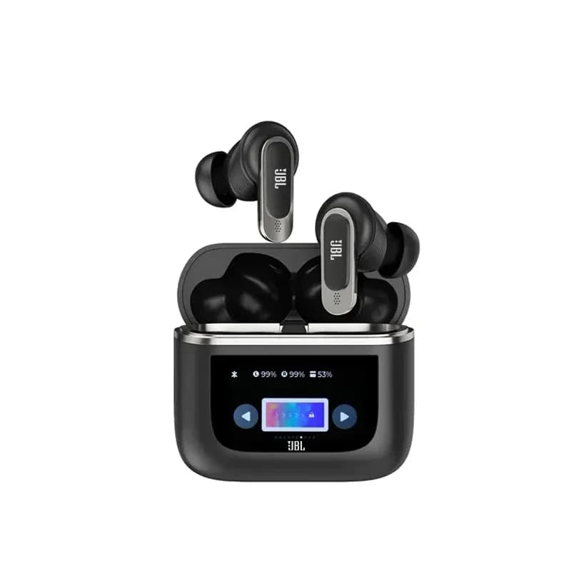 سماعات الرأس اللاسلكية الأصلية JBL Tour Pro 2 مع تقنية إلغاء الضوضاء وعلبة عرض ذكية LED، سماعات أذن JBL Tour Pro2 - 5