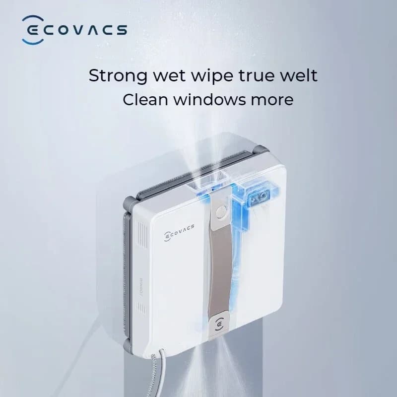 Original ECOVACS smart Robot for washing windows WINBOT AIR MINI Window Cleaning Robot 8000Pa Glass Vacuum Cleaner - 2