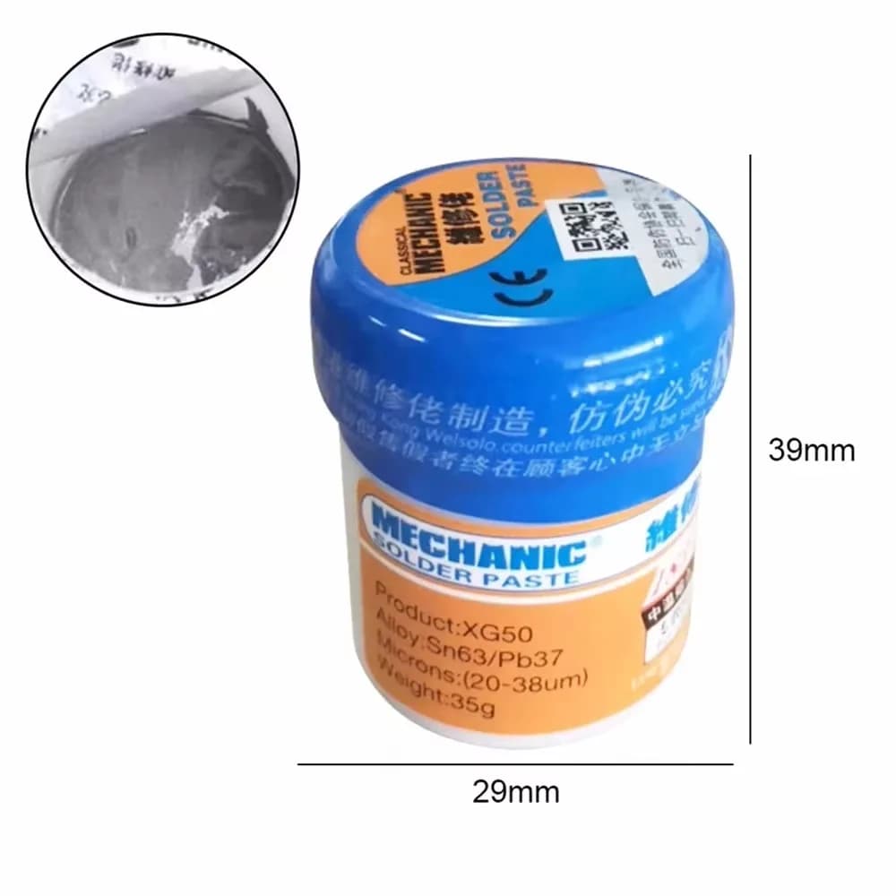 MECHANIC سلسلة XG معجون لحام قصدير 183℃ صديق للبيئة فلوكس لحام لإصلاح IC CPU BGA SMD الهاتف المحمول - 4