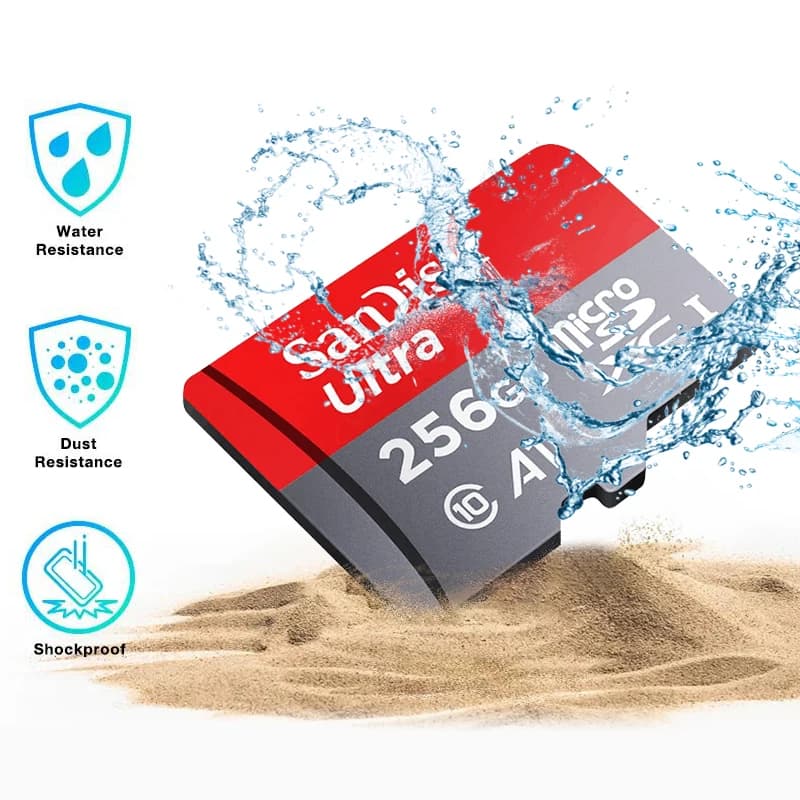 Sandisk Micro tf 32GB 64GB 128GB 256GB  High Speed C10 Micro tf SD Card SD/TF Flash Card Memory Card miniSD for Phone - 4