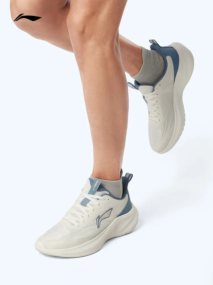 Li Ning lightweight running shoes men's mesh breathable lightweight thick sole shock-absorbing comfortable casual sports shoes - 2
