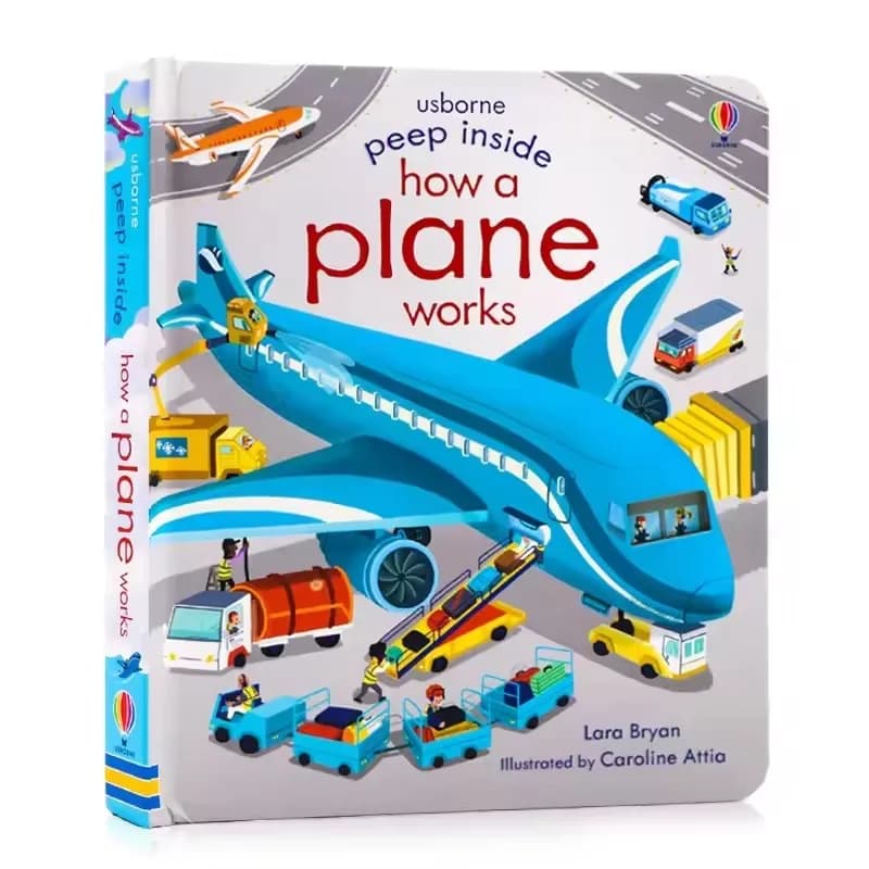 كتاب صور تعليمي للمعرفة العلمية من سلسلة Usborne Peep Inside لتعلم اللغة الإنجليزية وقراءة ما قبل النوم - 3